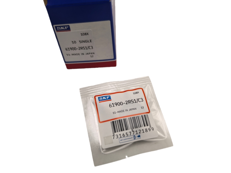 DEEP GROOVE BALL BEARING 61900-2RS1/C3-SKF