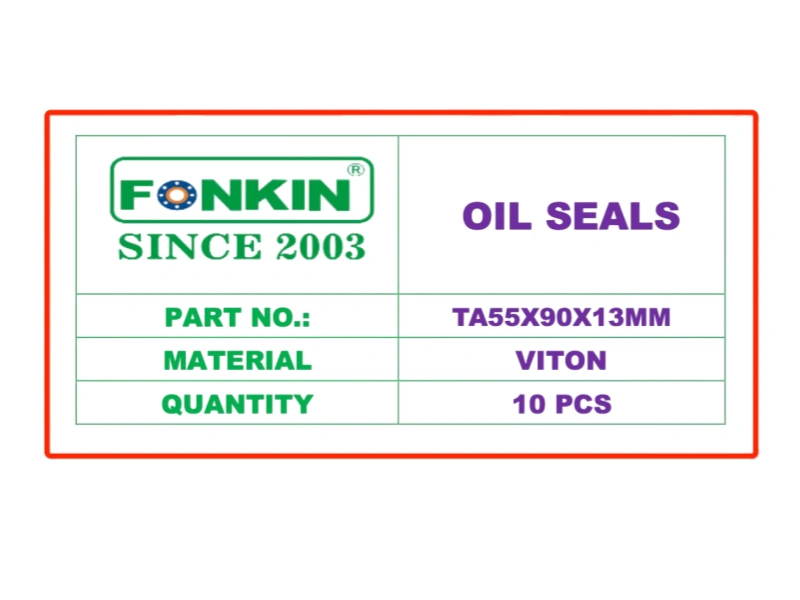 OIL SEALS-TA55X90X13-VITON-FONKIN