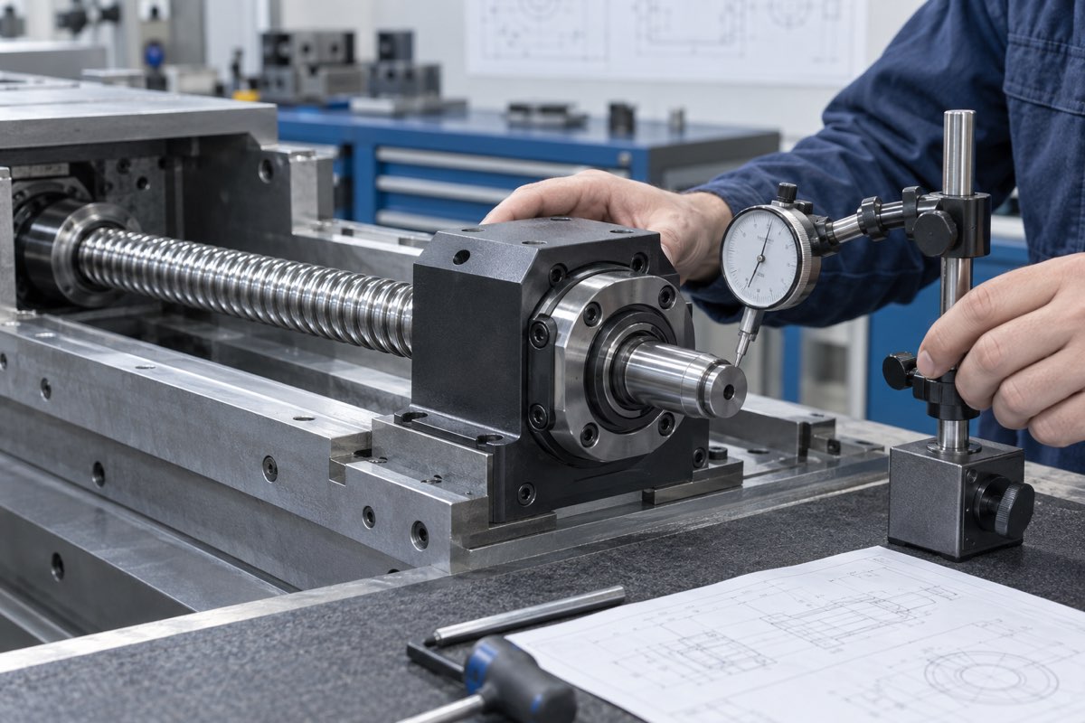 How to Select a Ball Screw Support Bearing for a CNC Screw Drive