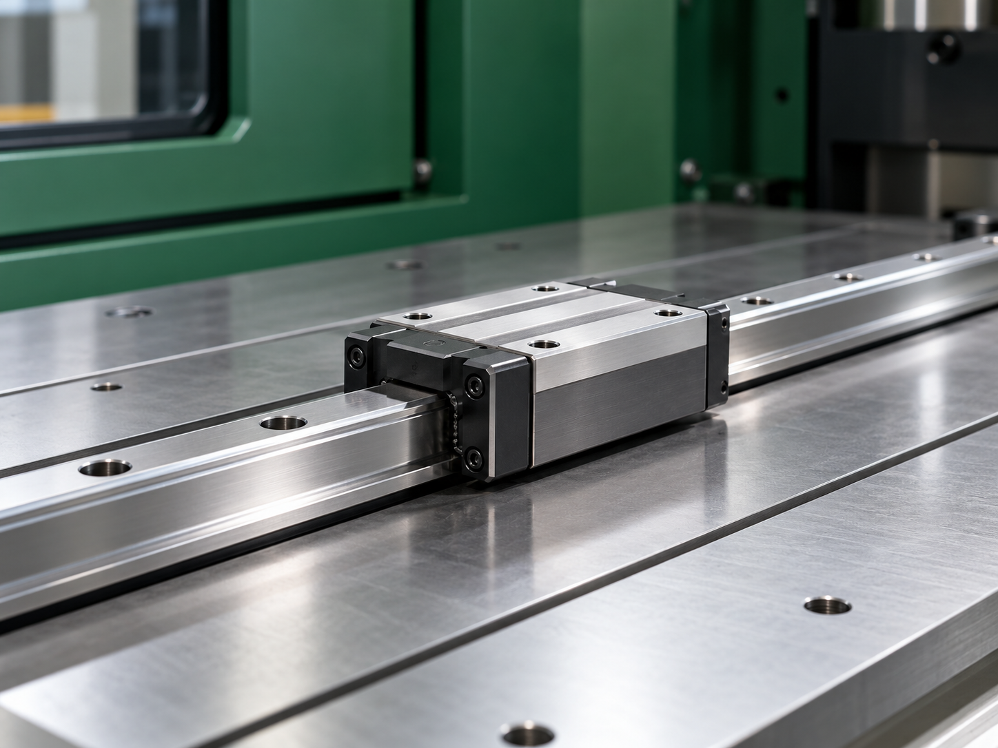 THK HSR25A1SS linear guide block on rail